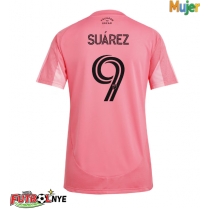 Camiseta Inter Miami Luis Suarez #9 Primera Equipación para mujer 2025-26 manga corta
